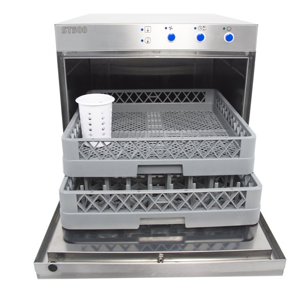 Clima Hosteleria- Lavavajillas industrial cesta 50x50 cm Monofásico - Trifásico Línea Línea Varsovia ST500