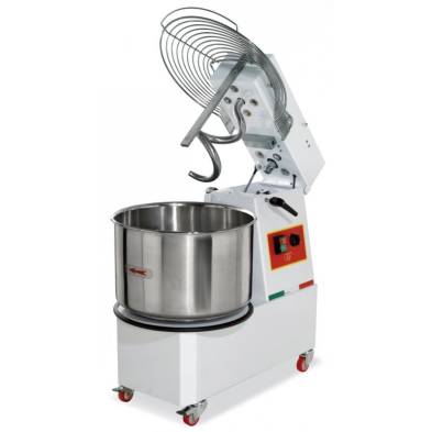 Clima Hosteleria- Amasadora Espiral 22 litros Cuba y Cabezal Extraible con 2 Velocidades TREVISO IMR22 2V
