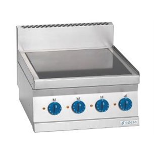 Cocina Vitrocerámica electrica 4 fuegos 2x 1,5Kw + 2x 2 Kw Snack 650 SCV-60 E EDENOX