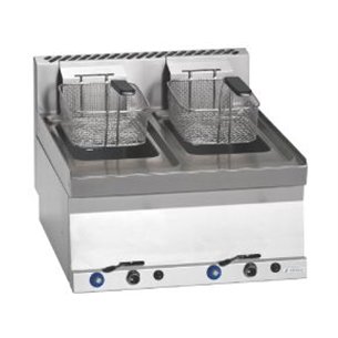 Freidora a gas 8+8 litros de 7+7Kw Snack 650 SFG-60 E EDENOX-Z00919005096