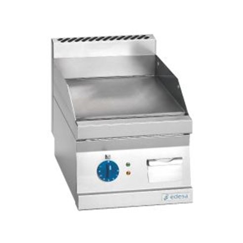 Edenox- Plancha Frytop eléctrica 40cm con placa lisa de acero Snack 650 SPLE-40 E EDENOX