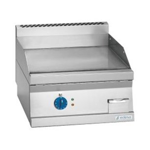 Plancha Frytop eléctrica 60cm con placa lisa de acero Snack 650 SPLE-60 E EDENOX