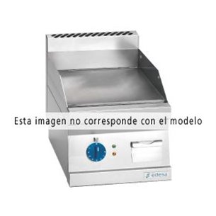 Plancha Frytop a gas 40cm con placa lisa de acero Snack 650 SPLG-40 E EDENOX