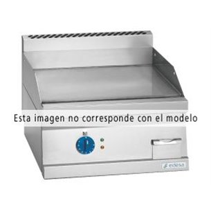 Plancha Frytop a gas 60cm con placa lisa de acero Snack 650 SPLG-60 E EDENOX