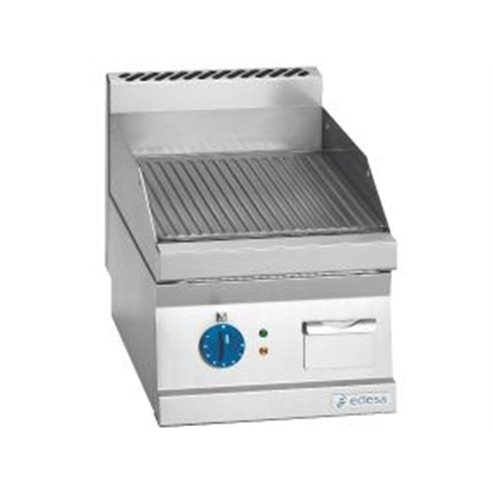 Edenox- Plancha Frytop eléctrica 40cm con placa ranurada de acero Snack 650 SPRE-40 E EDENOX