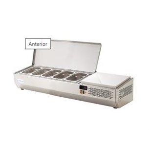 Edenox- Vitrinas Refrigeradas de ingredientes para ensaladas y pizzas +4°C a +8°C EI-VT EDENOX