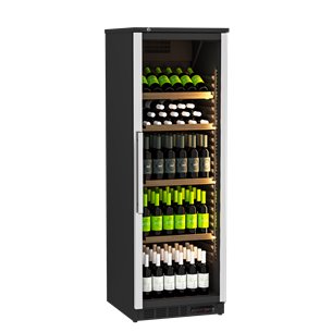 Clima Hosteleria- Armario Cava de Vino 72 botellas con 4 ESTANTES DE MADERA(3 Rectos y 1 Superior inclinado) 620X655X1590h mm...