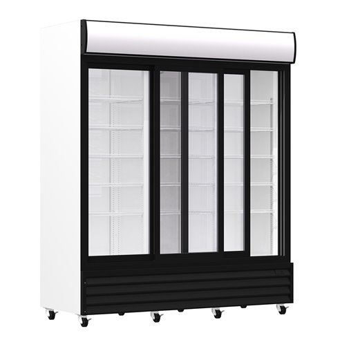Clima Hosteleria- Armario Expositor Refrigerado 1600 litros 3 Puertas Deslizantes de Vidrio de 1720 x730 x2060h mm CLIMAHOSTE...