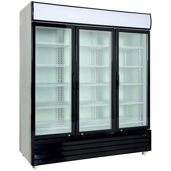 Armario Expositor Refrigerado 1600 litros 3 Puertas Batientes de Vidrio de 1720 x730 x2060h mm CLIMAHOSTELERIA CST1600-Z070CS...