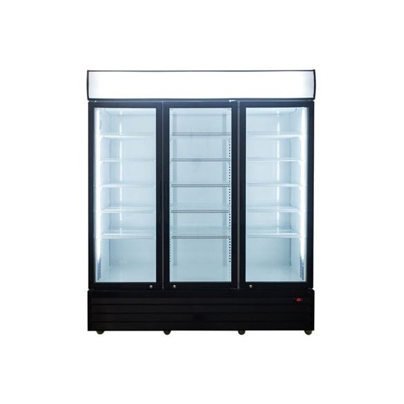 Armario Expositor Refrigerado 1600 litros 3 Puertas Batientes de Vidrio de 1720 x730 x2060h mm CLIMAHOSTELERIA CST1600