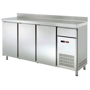 Clima Hosteleria- Frente Mostrador Refrigerado 4 puerta con TOLVA CAFÉ de 2542 x600 x1045h mm CORDOBA FMCH-250TV