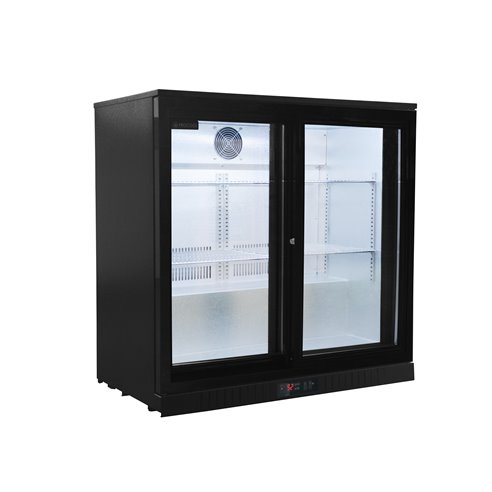 Clima Hosteleria- Botellero Expositor Contramostrador 2 puertas correderas de CLIMAHOSTELERIA BB-2S