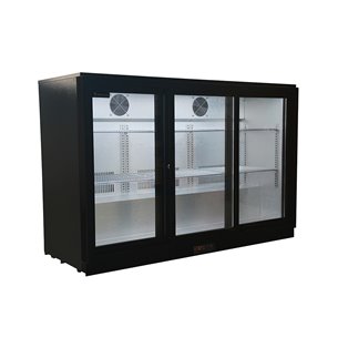 Botellero Expositor Contramostrador 3 puertas correderas de 1350 x520 x900h mm CLIMAHOSTELERIA BB-3S