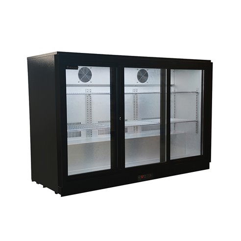 Clima Hosteleria- Botellero Expositor Contramostrador 3 puertas correderas de CLIMAHOSTELERIA BB-3S