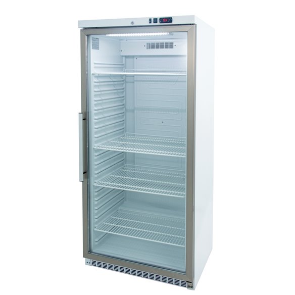 Armario GN2/1 Lacado Blanco 600 litros Puerta de Cristal Refrigerado de 780 x745x1865h mm CORDOBA ARCH-600V-Z070ARCH-600V