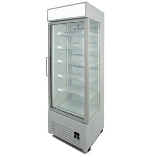 Armario Refrigerado Ventilado con Laterales de cristal 400 litros con 5 estantes COLOR BLANCO VISION400B-Z070VISION400B