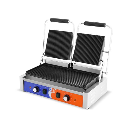 Grill Eléctrico Doble de 565 x365 x210h mm CLIMAHOSTELERIA PG-813