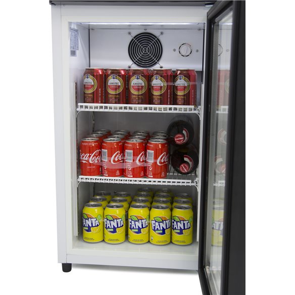 Clima Hosteleria- Armario Expositor Refrigerado 80 litros Subcero Puerta de Vidrio de 470X465X955h mm CLIMAHOSTELERIA SZ80L