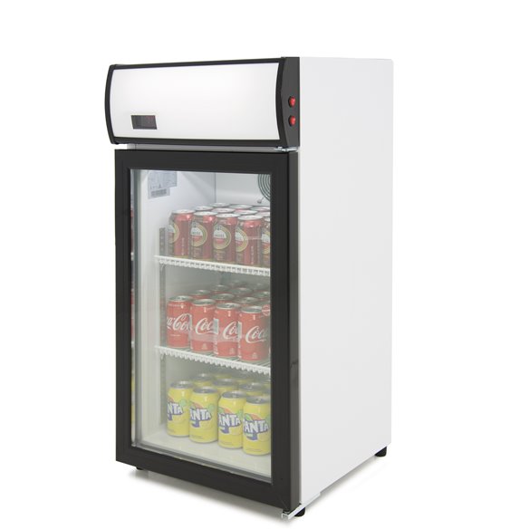 Armario Expositor Refrigerado 80 litros Subcero Puerta de Vidrio de 470X465X955h mm CLIMAHOSTELERIA SZ80L