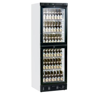 Armario Refrigerado 2 medias puertas de cristal 595x640x1840h mm Línea VIBORG SCU2375-Z070SCU2375
