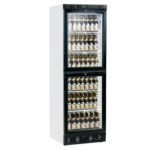 Armario Refrigerado 2 medias puertas de cristal 595x640x1840h mm Línea VIBORG SCU2375