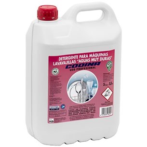 Detergente lavavajillas industriales aguas muy duras 5 litros-Z1306205