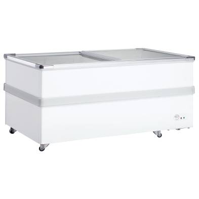 Clima Hosteleria- Isla de Congelación 2 Puertas de Vidrio Corredera CLIMAHOSTELERIA FI-800