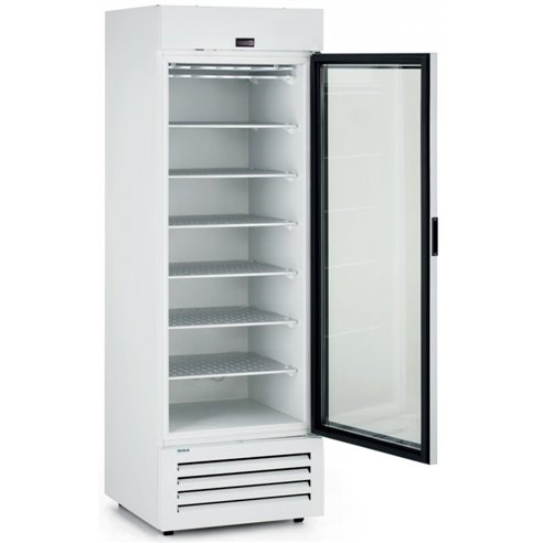 Expositor Congelación 450 Litros Lacado Plata Puerta de Cristal 700x700x2070h mm CVL70PVS-Z070CVL070PVS