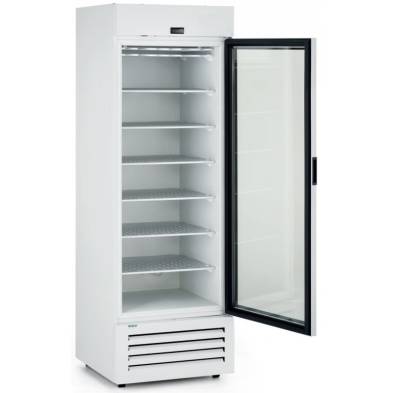 Clima Hosteleria- Expositor Congelación 450 Litros Lacado Blanco Puerta de Cristal 700x700x2070h mm CVL70PV