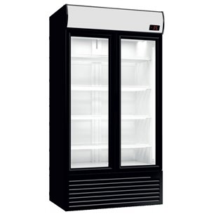 Clima Hosteleria- Expositor refrigerado SUBCERO -3,5º/+1ºC 2 puertas Batientes de Cristal 920 Litros INOVA 1000SZ