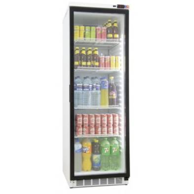 Clima Hosteleria- Armario Expositor Refrigerado 400 litros Puerta de Vidrio de 620 x665 x1850h mm CORDOBA RV300DIG