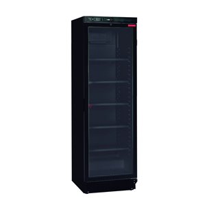 Armario Expositor Refrigerado 1 puerta de cristal Negro