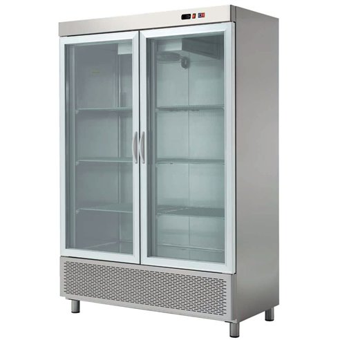 Armario Snack Refrigerado 2 Puertas de Cristal Fondo 726 de 1388 x726 x2067h mm CORDOBA ARCH-1202V