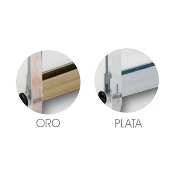 Vitrina Neutra sobre mostrador cristal curvo con puertas VCP