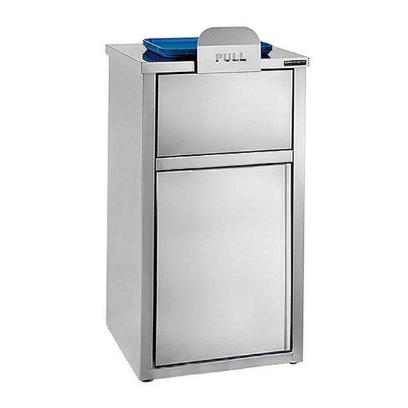 Distform- Contenedor acero inoxidable para vaciado de bandejas Fast-Food