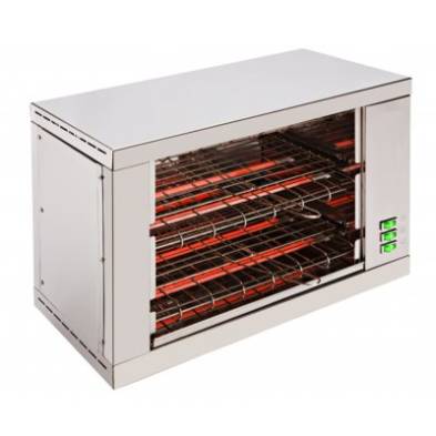 Clima Hosteleria- Tostador 2 pisos resistencias de cuarzo sin temporizador 3000W TD2