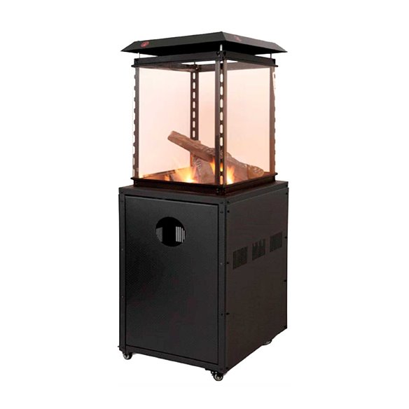 Hobeto- Estufa para terraza a gas 8 Kw Acristalada decorativa