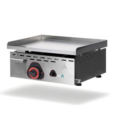 Mainho- Plancha a Gas Cromo Duro Lisa Serie Novo ECO-CD 460x435x190h mm MAINHO ECO-45CD UNI