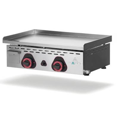 Mainho- Plancha a Gas Cromo Duro Lisa Serie Novo ECO-CD 610x435x190h mm MAINHO ECO-60CD UNI