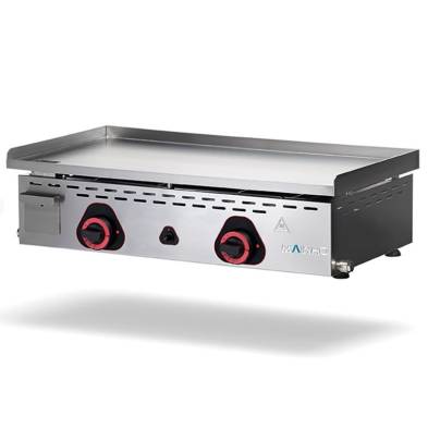 Mainho- Plancha a Gas Cromo Duro Lisa Serie Novo ECO-CD 760x435x190h mm MAINHO ECO-75CD UNI