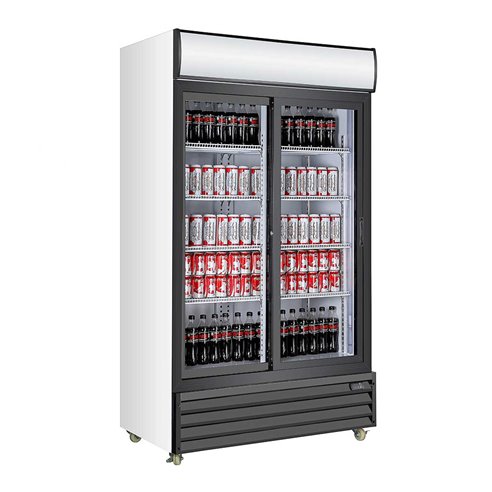 Armário de exibição refrigerado EXPO 1120TN-PC 2 portas de vidro deslizante