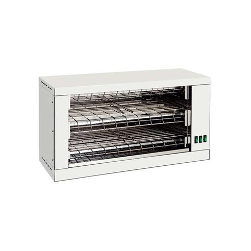 Tostador Grande 2 pisos resistencias de cuarzo con temporizador 3.6 Kw TD2T SUPER-Z070TD2T SUPER