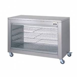 Vitrina calefactora doble frontal para pollos asados VC-4ED