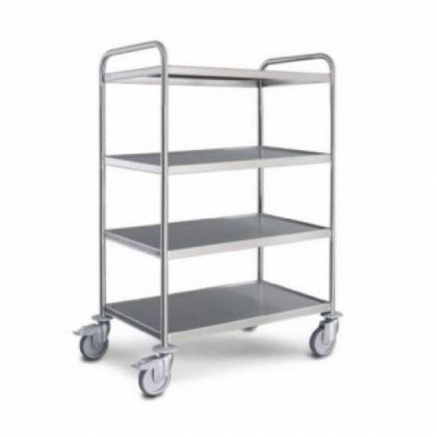 Irimar- Carro servicio acero inox 4 estantes CS-8654/4 Irimar