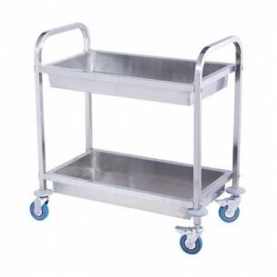 Carro recogida acero inox 2 estantes CR-9550/2 Irimar