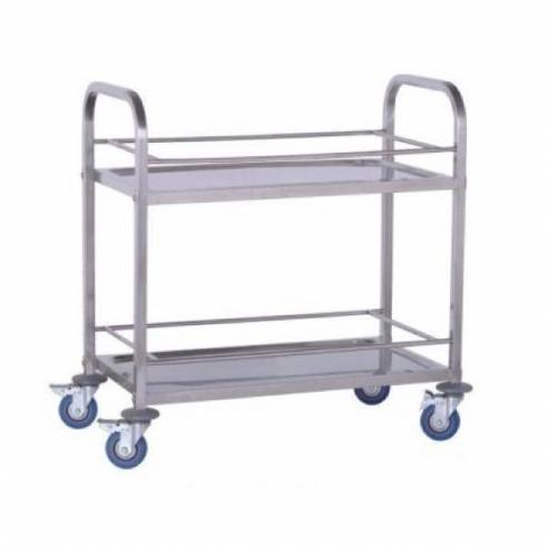 Carro bebidas acero inox 2 estantes CV-9550/2 Irimar-Z0137650200