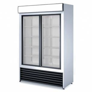 Armario expositor refrigerado 2 puertas cristal RVCS-1000-Z070RVCS1000