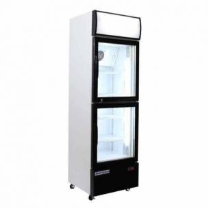 Armario expositor refrigerado 2 puertas cristal CAB 300 para refrescos