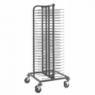 Carro porta platos Edenox CPP-100 acero inox transportar 100 platos