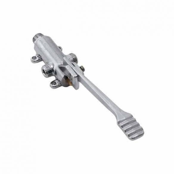 Edenox- Grifo de pedal 2 aguas montaje en suelo Edenox G1P2S E